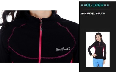 現(xiàn)貨批發(fā) 廠價銷售 女款半胸抓絨衣 搖粒絨 1382